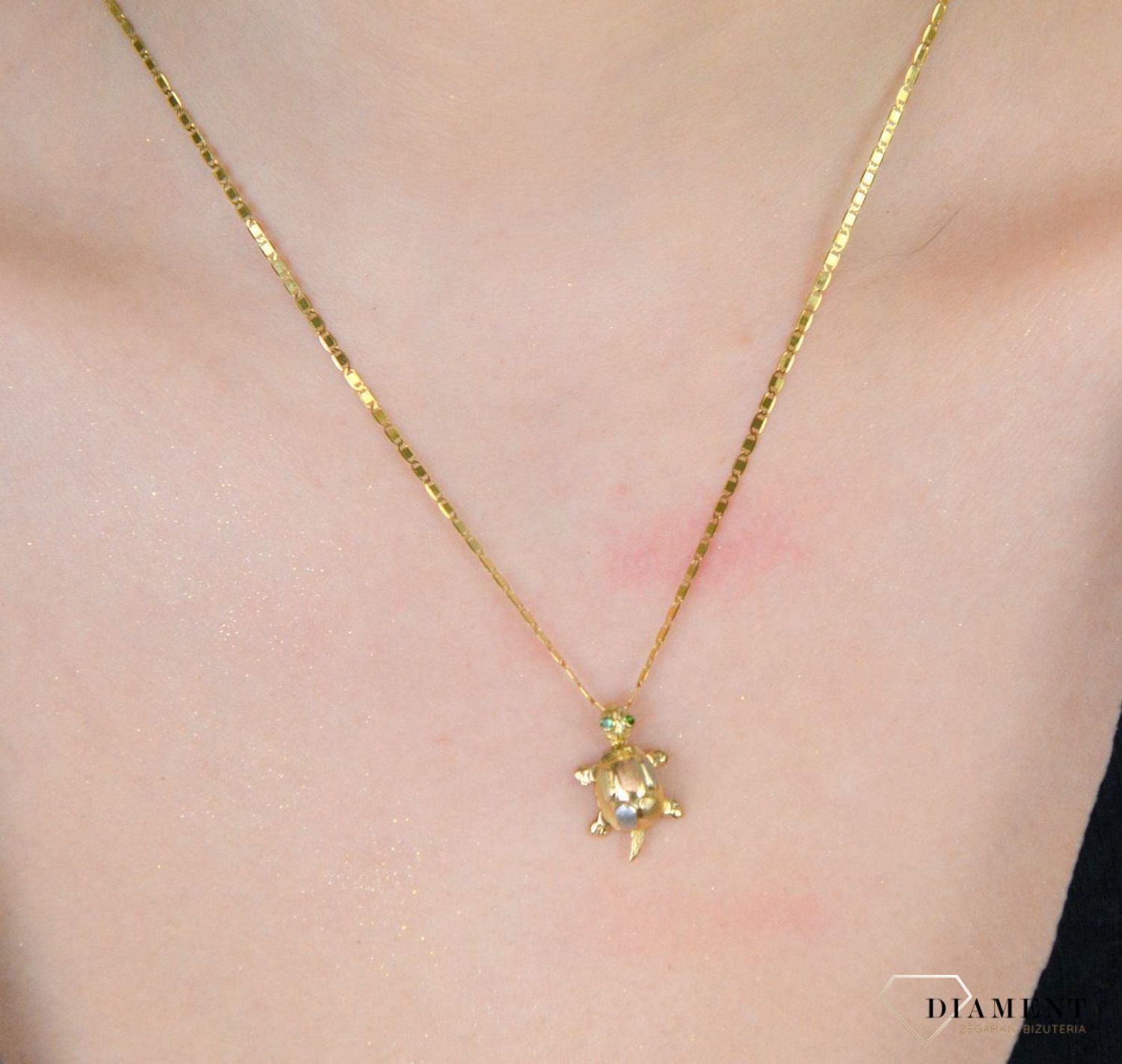 Łańcuszek złoty 585 blaszki 468.jpg